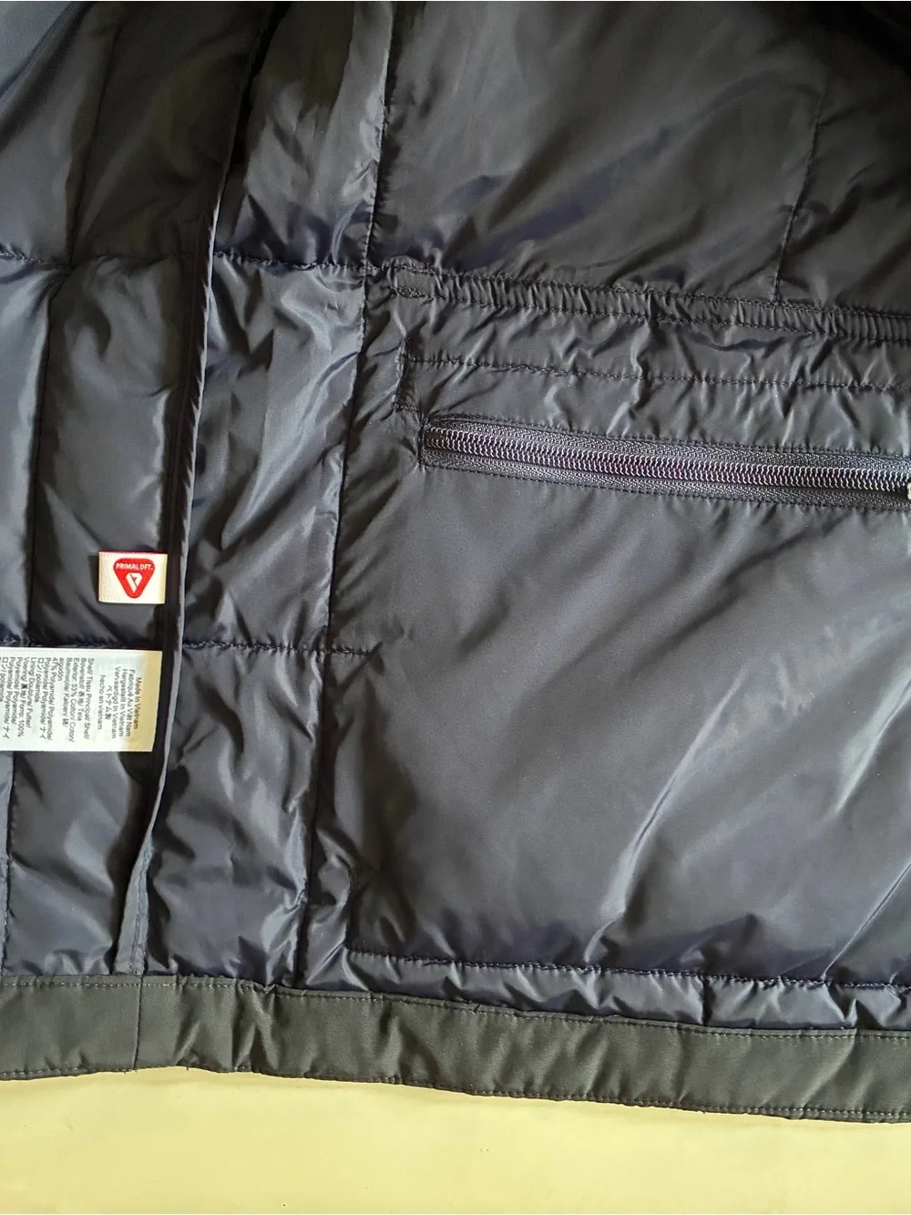J. Crew Black Quilted Zip-Front Puffer Jacket
